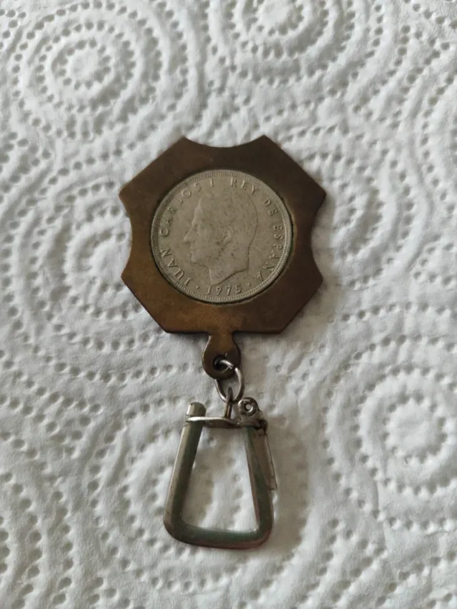 Llavero Artesano 25 PTAS Corona