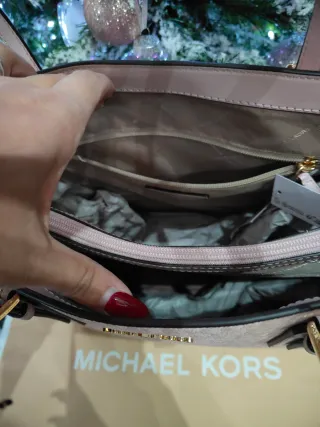 Borsa Michael Kors Beige e Rosa