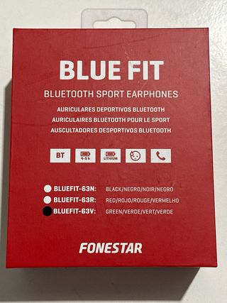 Auriculares FONESTAR BLUEFIT-63V Negros y Amarillo