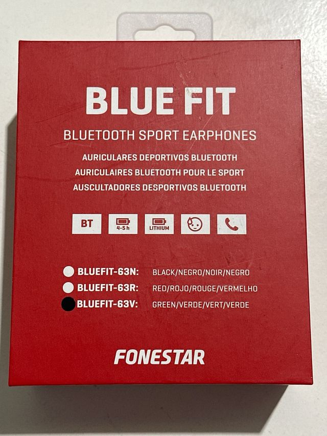 Auriculares FONESTAR BLUEFIT-63V Negros y Amarillo