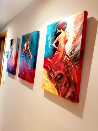 Pintura acrílica Danza Española