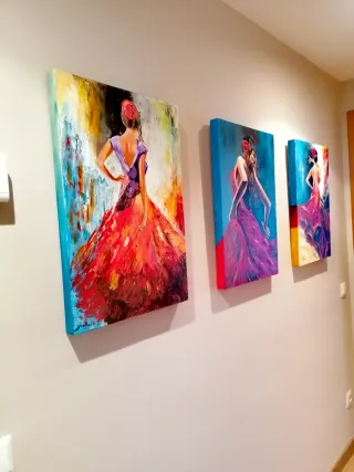 Pintura acrílica Danza Española