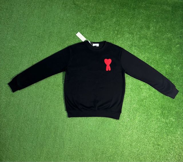 Jersey Ami Negro Corazón Rojo