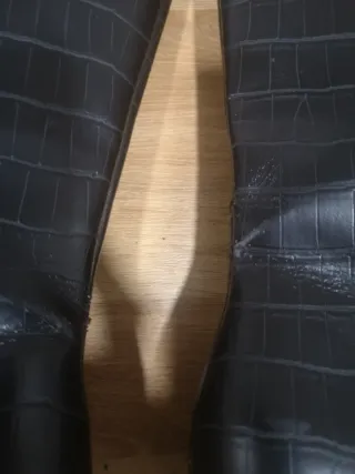 Botas estilo campero negras