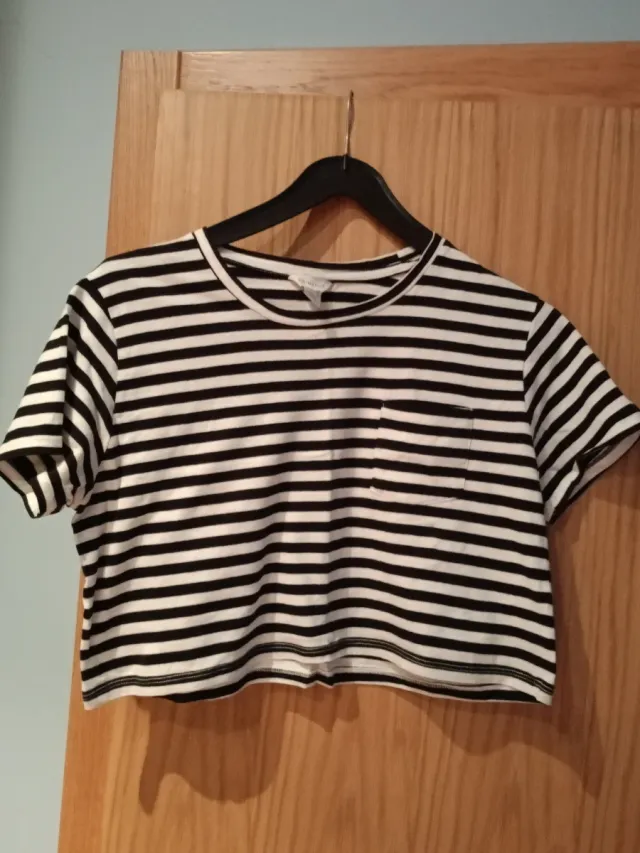 Camiseta Rayas Manga Corta