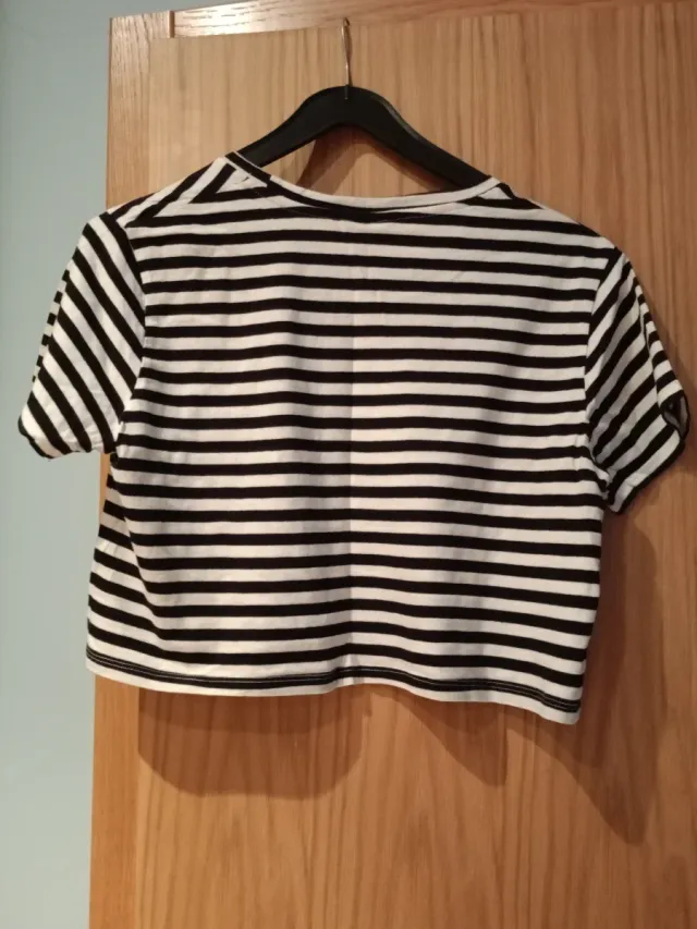 Camiseta Rayas Manga Corta