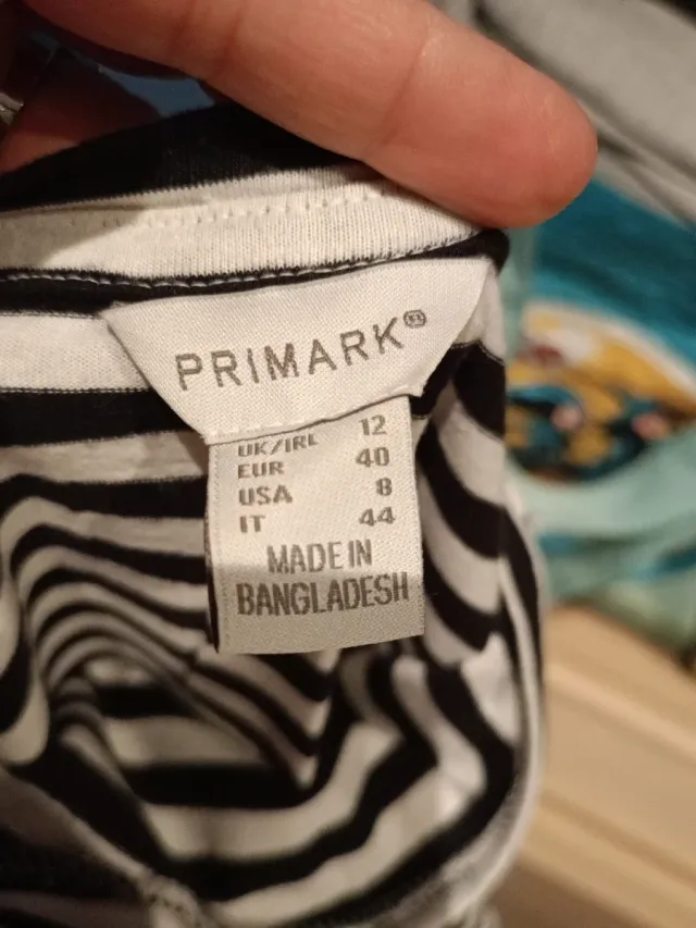 Camiseta Rayas Manga Corta