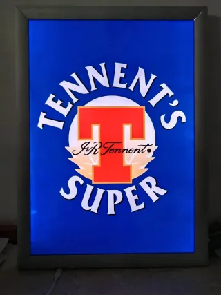 Insegna Luminosa Tennent's Vintage LED