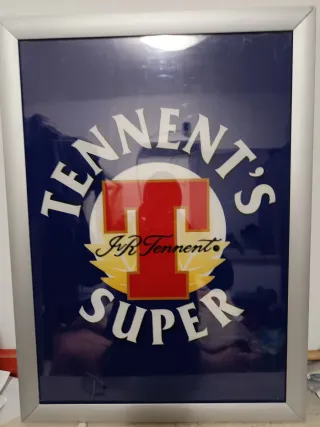 Insegna Luminosa Tennent's Vintage LED
