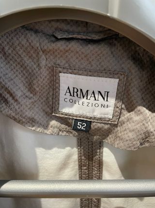 Chaqueta Armani Collezioni Marrón/Gris Talla L