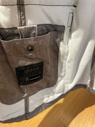 Chaqueta Armani Collezioni Marrón/Gris Talla L