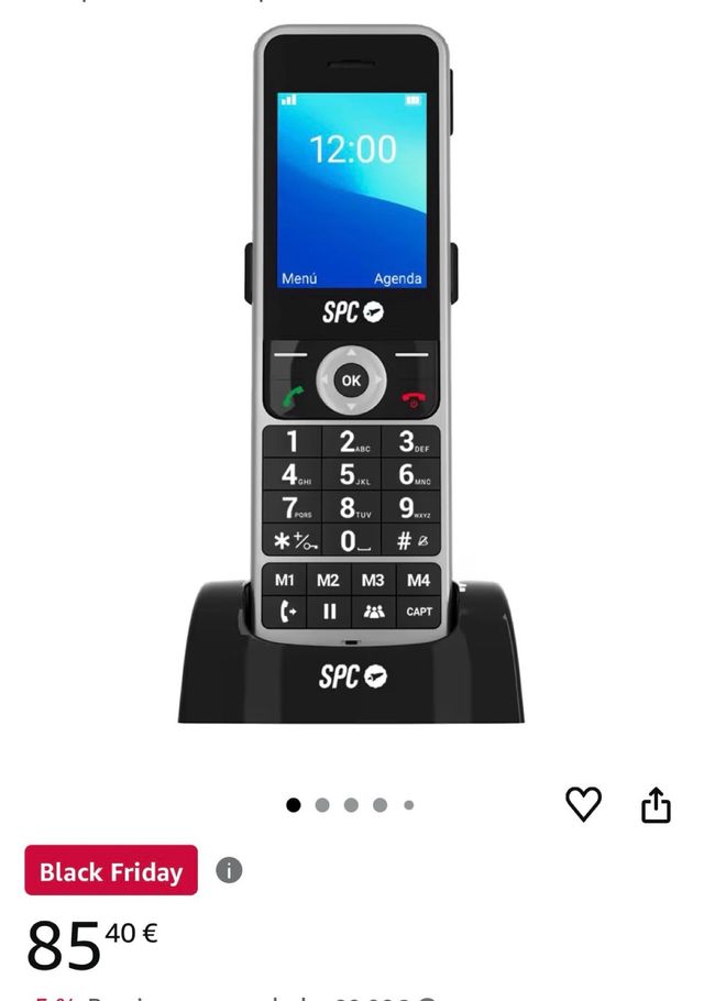 SPC WD100 Teléfono Inalámbrico con SIM