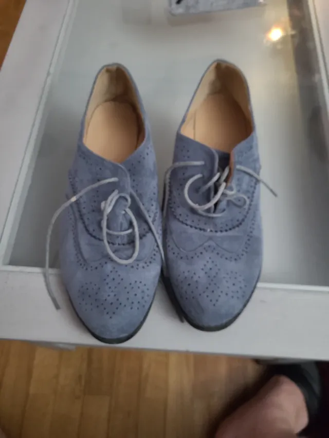 Zapatos planos azules mujer talla 41