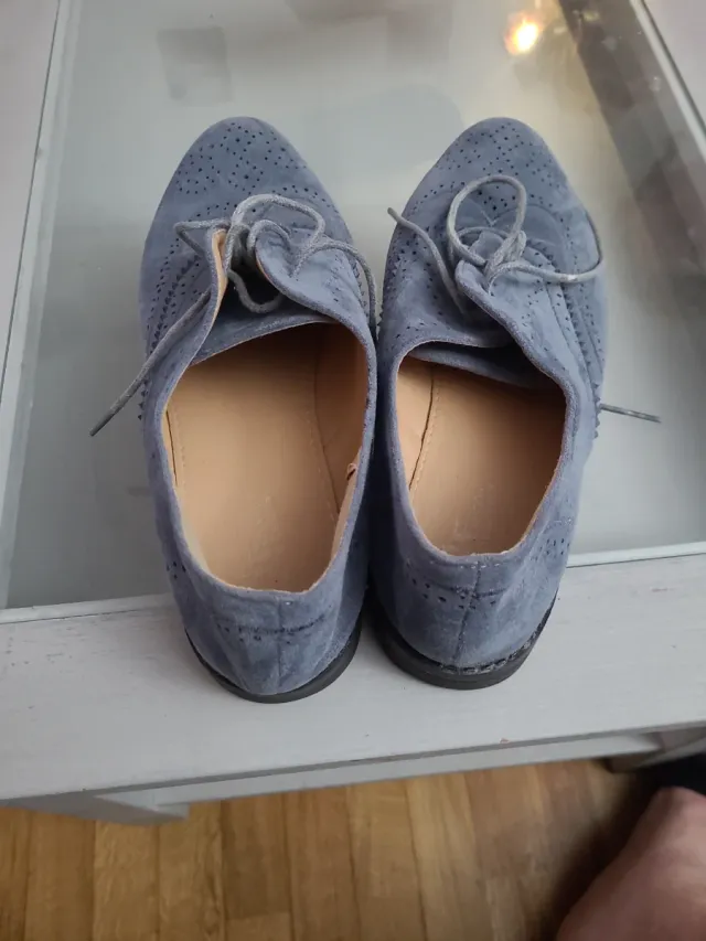 Zapatos planos azules mujer talla 41