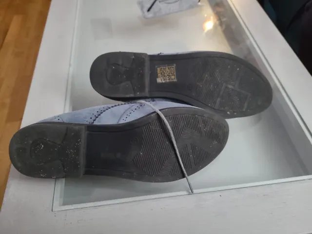 Zapatos planos azules mujer talla 41