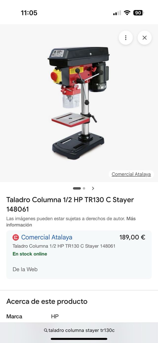 Taladro Columna Stayer TR130C