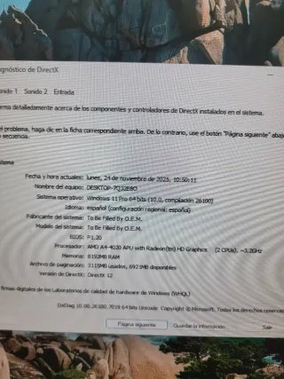 Ordenador AMD A4-4020