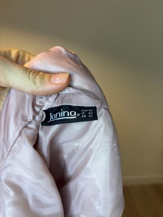 Chaleco rosa acolchado