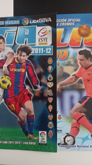 3 Álbumes LaLiga BBVA + Cromos
