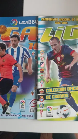 3 Álbumes LaLiga BBVA + Cromos
