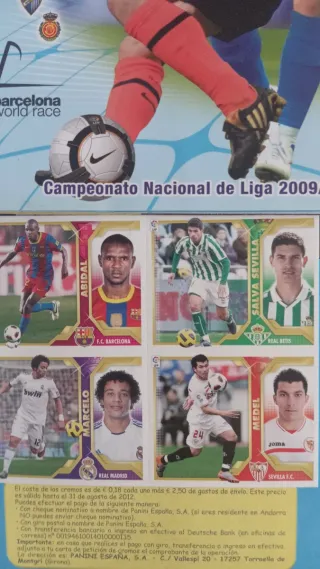 3 Álbumes LaLiga BBVA + Cromos