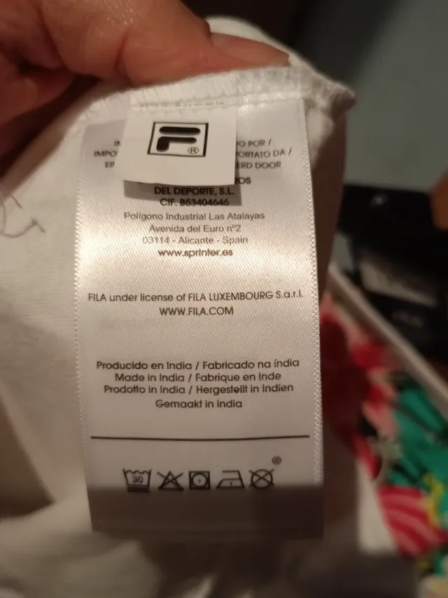 Camiseta Fila Niña Talla M Floral