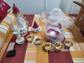 Juego de café 12 tazas porcelana