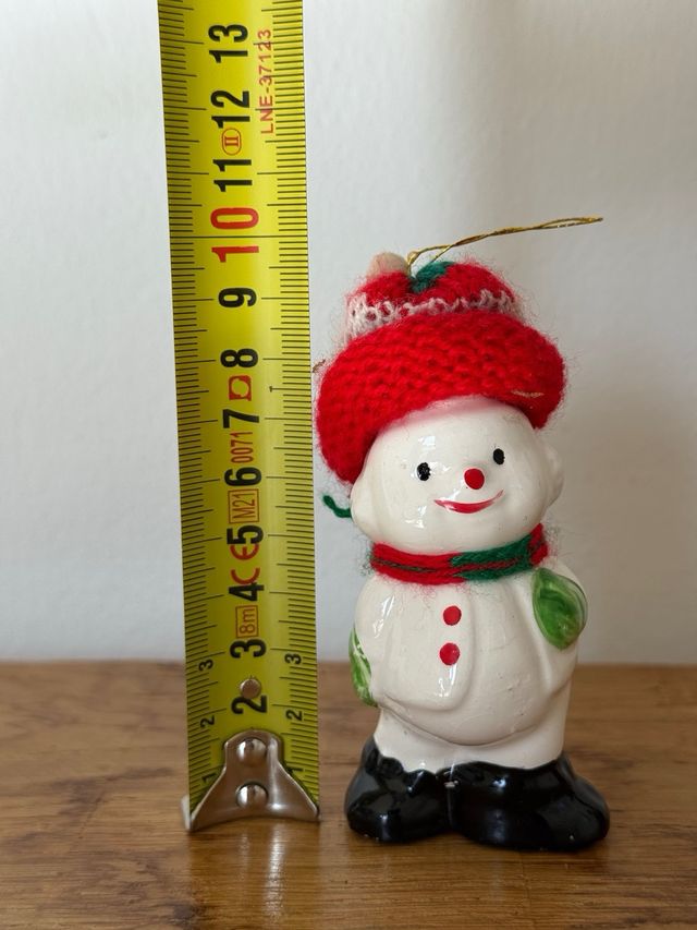 Muñeco de Nieve Cerámica Navidad