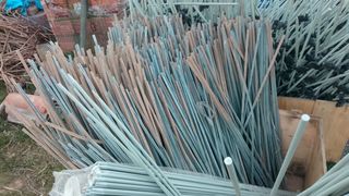 Varilla Fibra Vidrio 12mm x 1.2m Gris 50uds