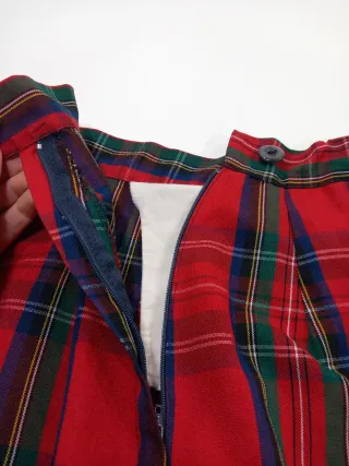 Falda Vintage a cuadros