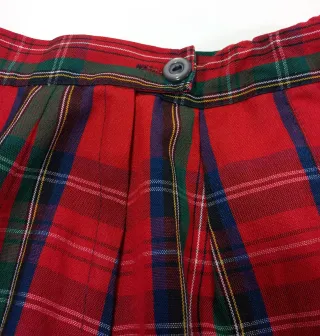 Falda Vintage a cuadros