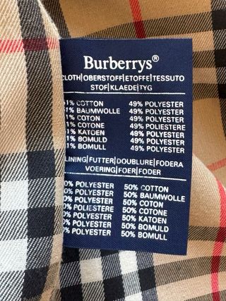 Impermeabile Burberry Uomo