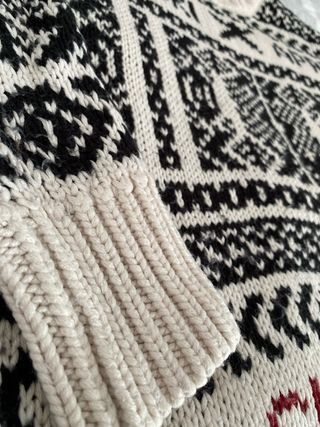 Jersey Oversize Estampado Esquí