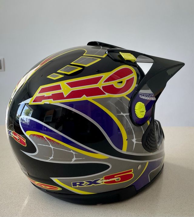 Casco Motocross Vintage Axo RX5 Talla L