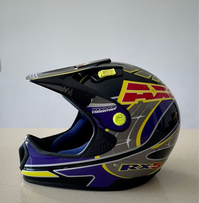 Casco Motocross Vintage Axo RX5 Talla L