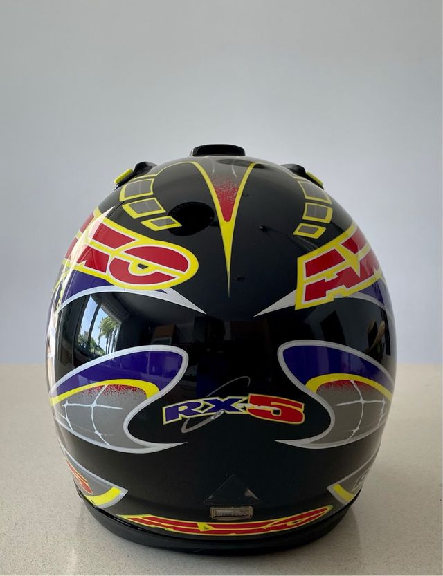 Casco Motocross Vintage Axo RX5 Talla L