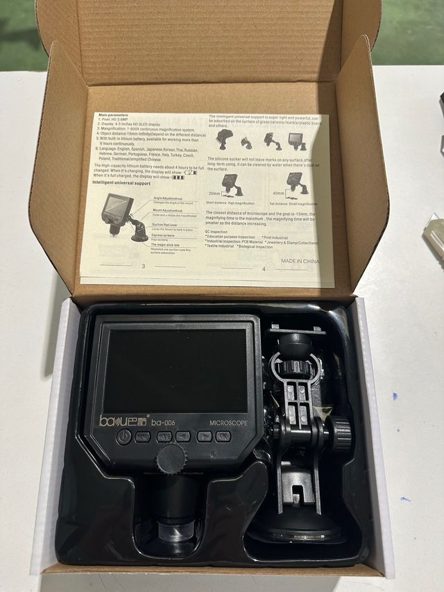 Microscopio Digital 4.3 HD 600x