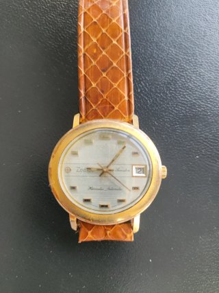 Reloj Zodiac Senator Hermetic Automatic 1970. Oro