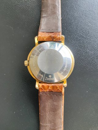 Reloj Zodiac Senator Hermetic Automatic 1970. Oro