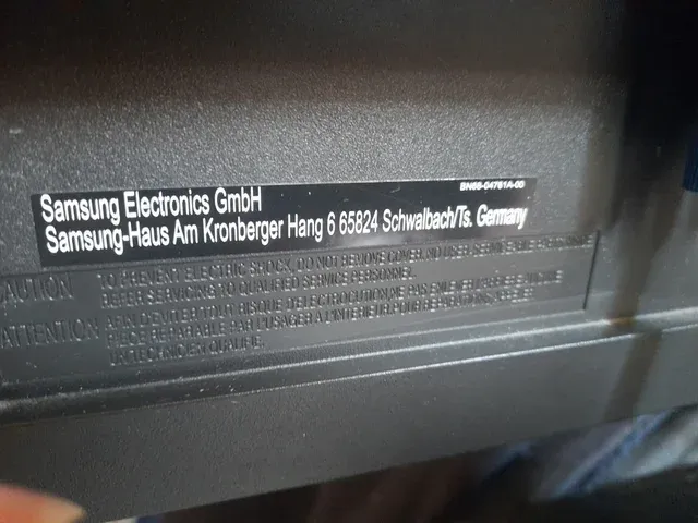 Monitor Samsung Nero