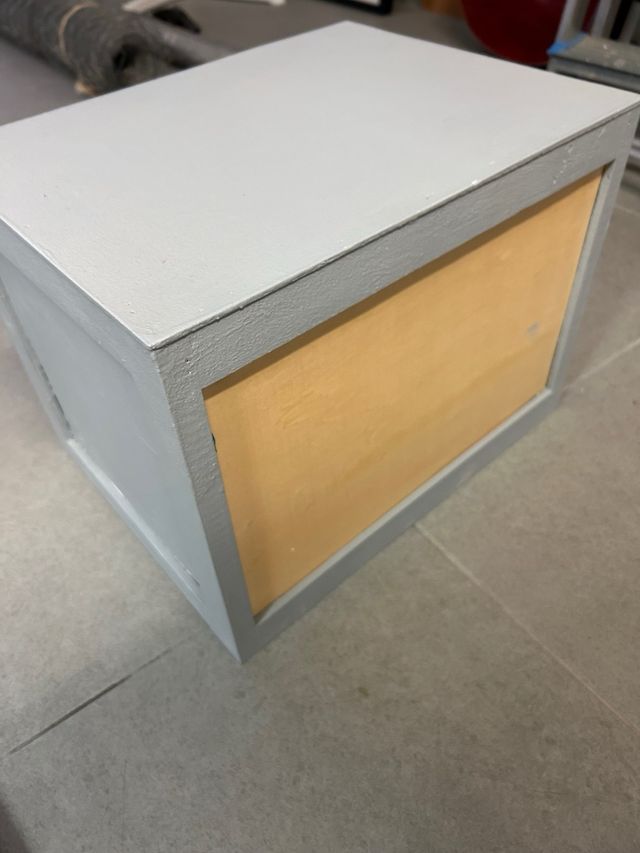 Cajonera de escritorio gris