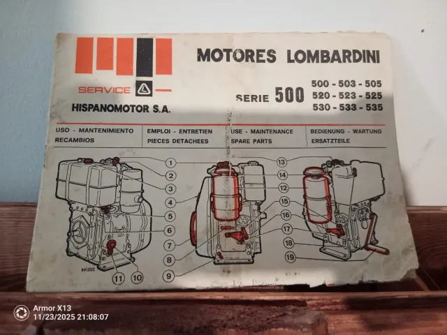 Manual de Servicio Motores Lombardini Serie 500