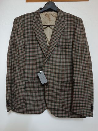 Americana Emidio Tucci Cuadros Talla XXXL