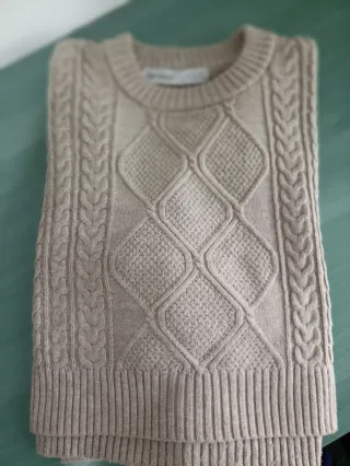 Jersey de ochos beige