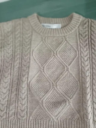 Jersey de ochos beige