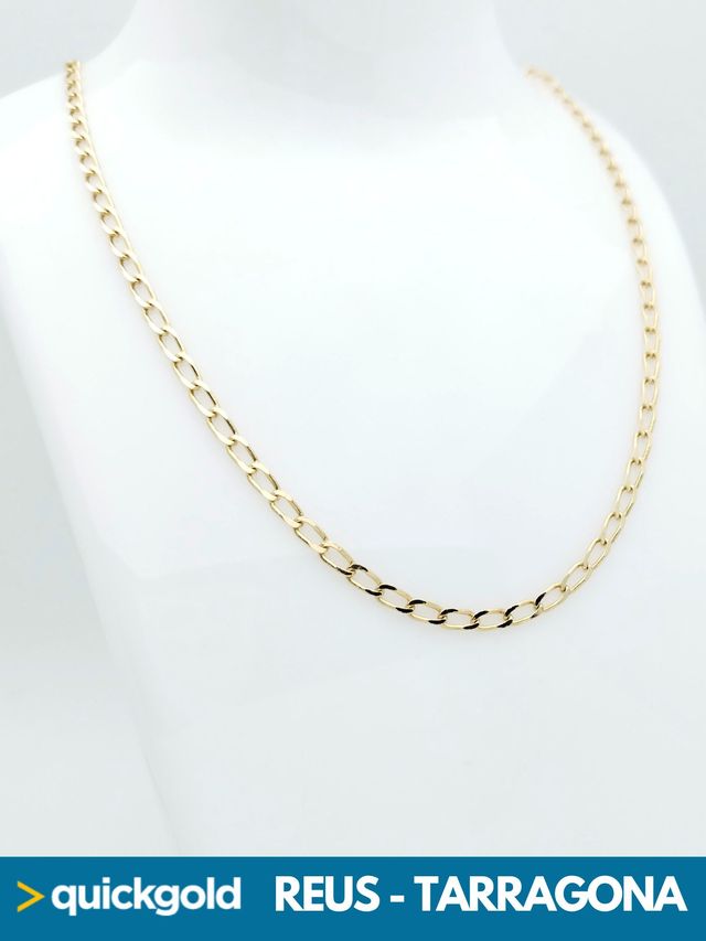 040-02-00564 CADENA ORO 18K  BILBAO 48.3 CM