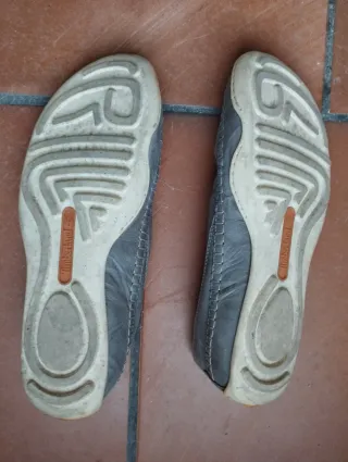 Zapatos Timberland grises mujer