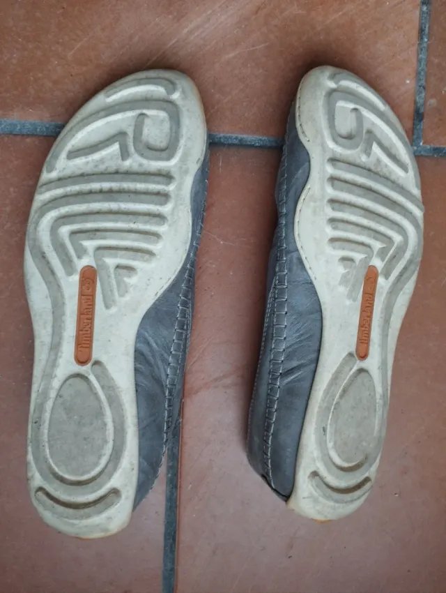 Zapatos Timberland grises mujer