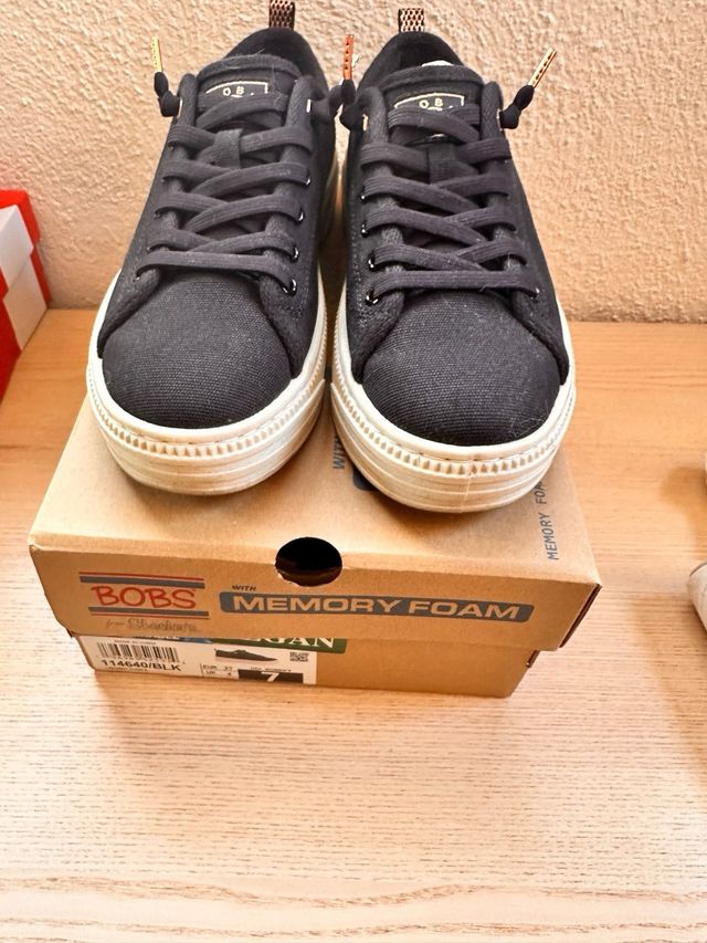 Zapatillas Skechers Bobs Copa Mujer Talla 37