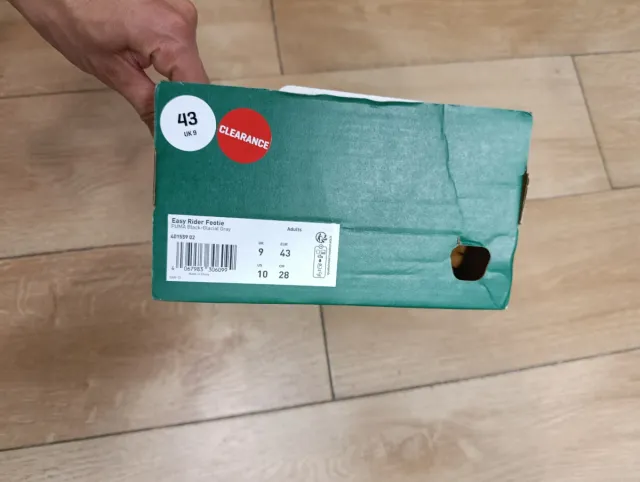 Puma Easy Rider Talla 43 Negro/Dorado